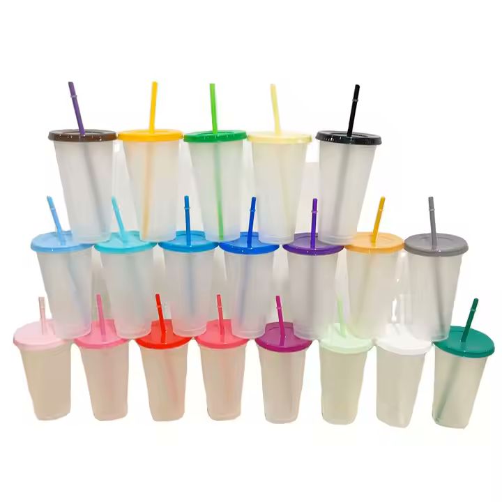 Disposable clear PP Plastic Cups Wholesale Food Grade Hot Cold Drink Fruit Bubble Tea Cup With Lid