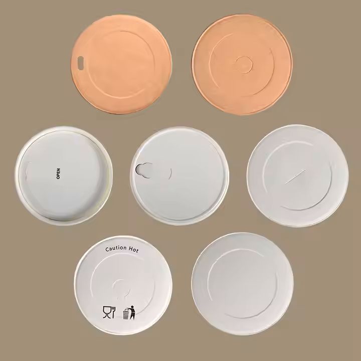 Wholesale Paper Lid for Coffee Cup Disposable Paper Cups With Paper Lids