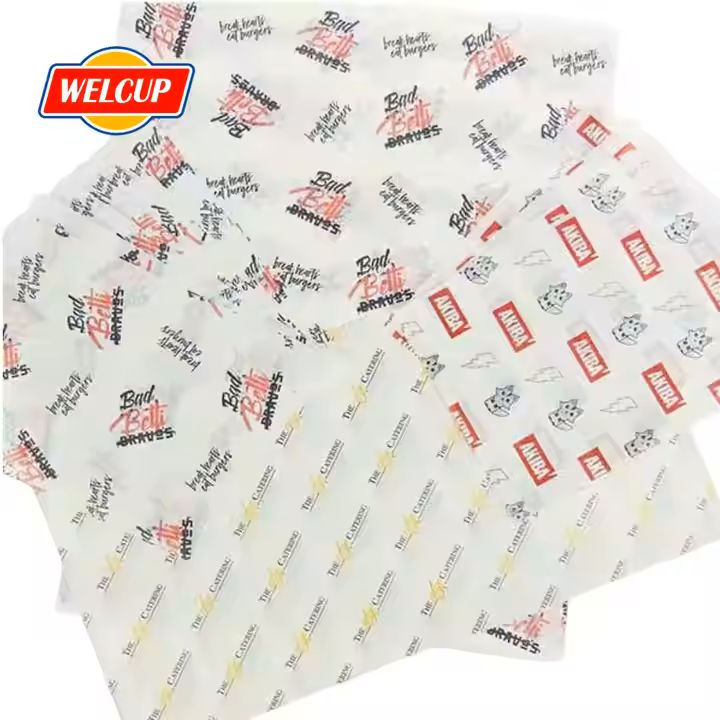 Colorful Greaseproof Parchment Paper for Baking for Sandwiches and Pizza