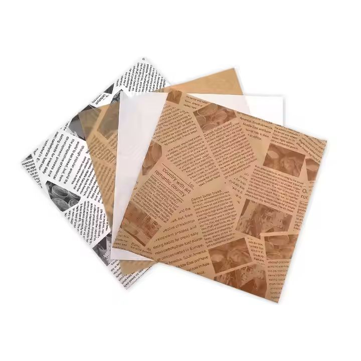 Food Grade Double-Sided PE Silicone Grease Paper Oil-Proof Baking Wrapping Special for Fried Chicken